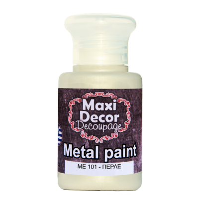 Ακρυλικό Μεταλλικό Χρώμα 60ml Maxi Decor Περλέ  ΜE101_ME101060